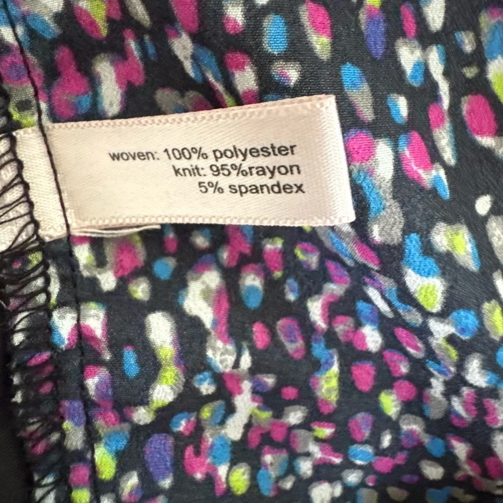 The Limited Black Multicolor Sleeveless Blouse - Picture 4 of 4